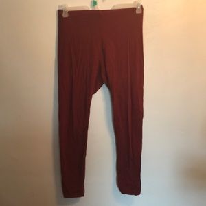 Maroon Leggings